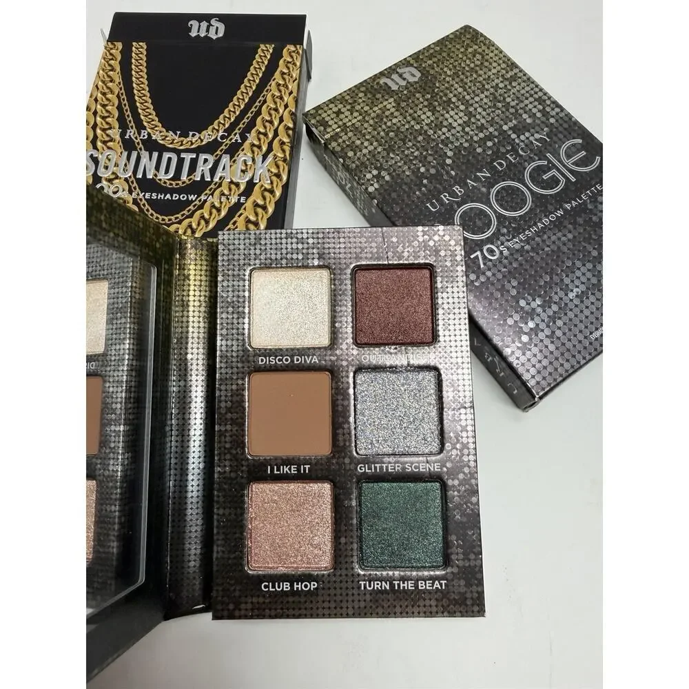Urban Decay Eye Shadow Palettes Set Of 2 70’s Boogie & 00’s Soundtrack NIB